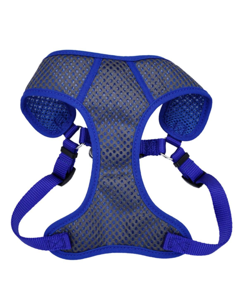 Coastal Pet Products Coastal Comfort Soft Sport Wrap Adjustable Dog Harness  Blue (M)