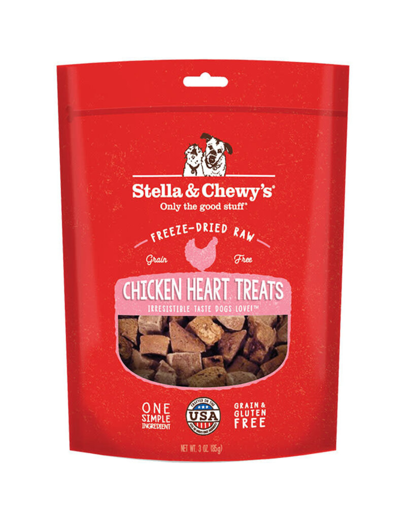 Stella & Chewy's Stella & Chewy's Freeze Dried Raw Chicken Heart Dog Treats 3oz