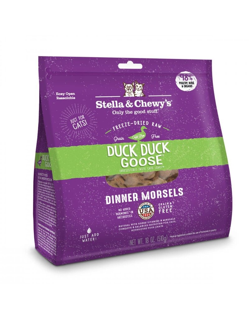 Stella & Chewy's Freeze-Dried Raw Duck Duck Goose Dinner Morsels For Cats 3.5oz