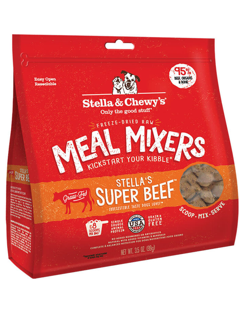 Stella & Chewy's Stella & Chewy's Freeze Dried Raw Super Beef Meal Mixers For Dogs 3.5oz