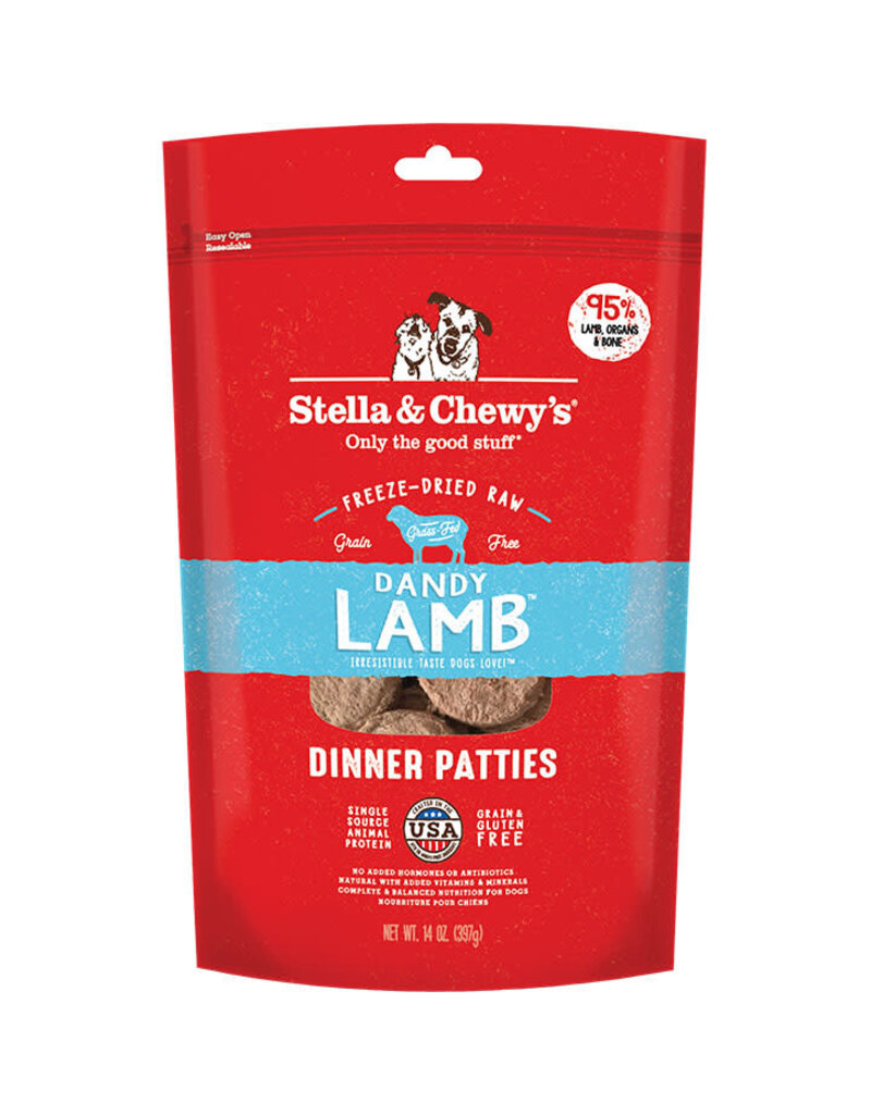 Stella & Chewy's Stella & Chewy's Freeze-Dried Raw Dandy Lamb Dinner Patties For Dogs 14oz