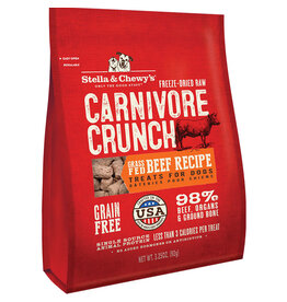 Stella & Chewy's Stella & Chewy's Carnivore Crunch Grass-Fed Beef Recipe Dog Treats 3.25oz