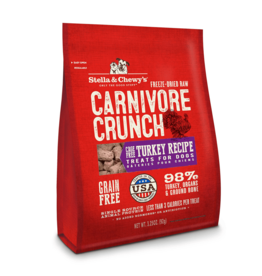 Stella & Chewy's Stella & Chewy's Carnivore Crunch Cage-Free Turkey Recipe Dog Treats- 3.25 oz.  bag