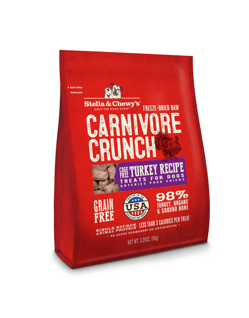 Stella & Chewy's Stella & Chewy's Carnivore Crunch Turkey Recipe Dog Treats 3.25oz