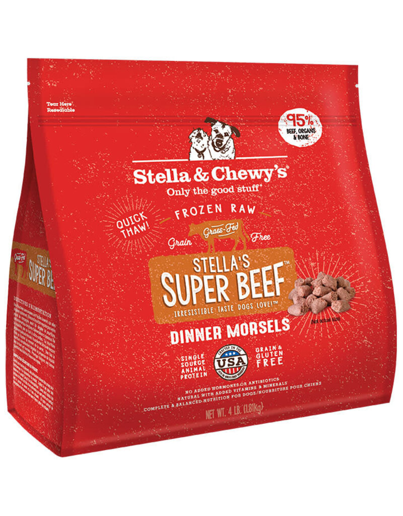 Stella & Chewy's Stella & Chewy's Frozen Raw Super Beef Dinner Morsels 4LB