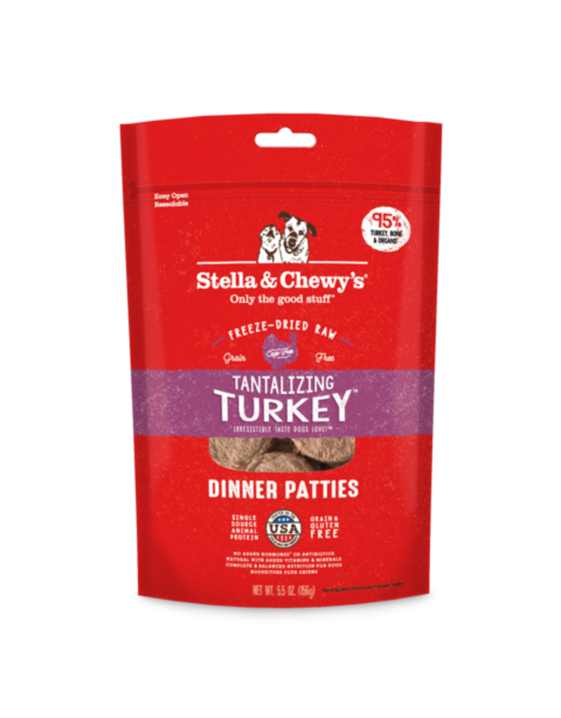 Stella & Chewy's Stella & Chewy's Freeze-Dried Raw Tantalizing Turkey Dinner Patties For Dogs 5.5oz
