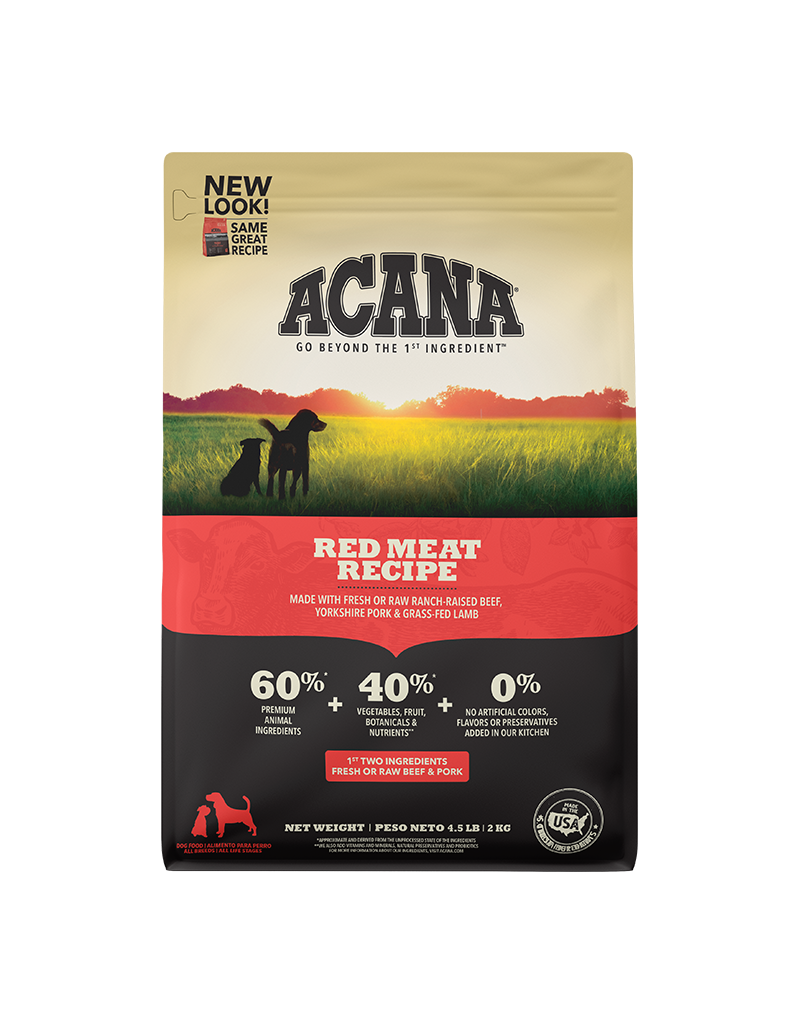 Acana Acana Grain Free Red Meat Recipe Dog Food 4.5LB