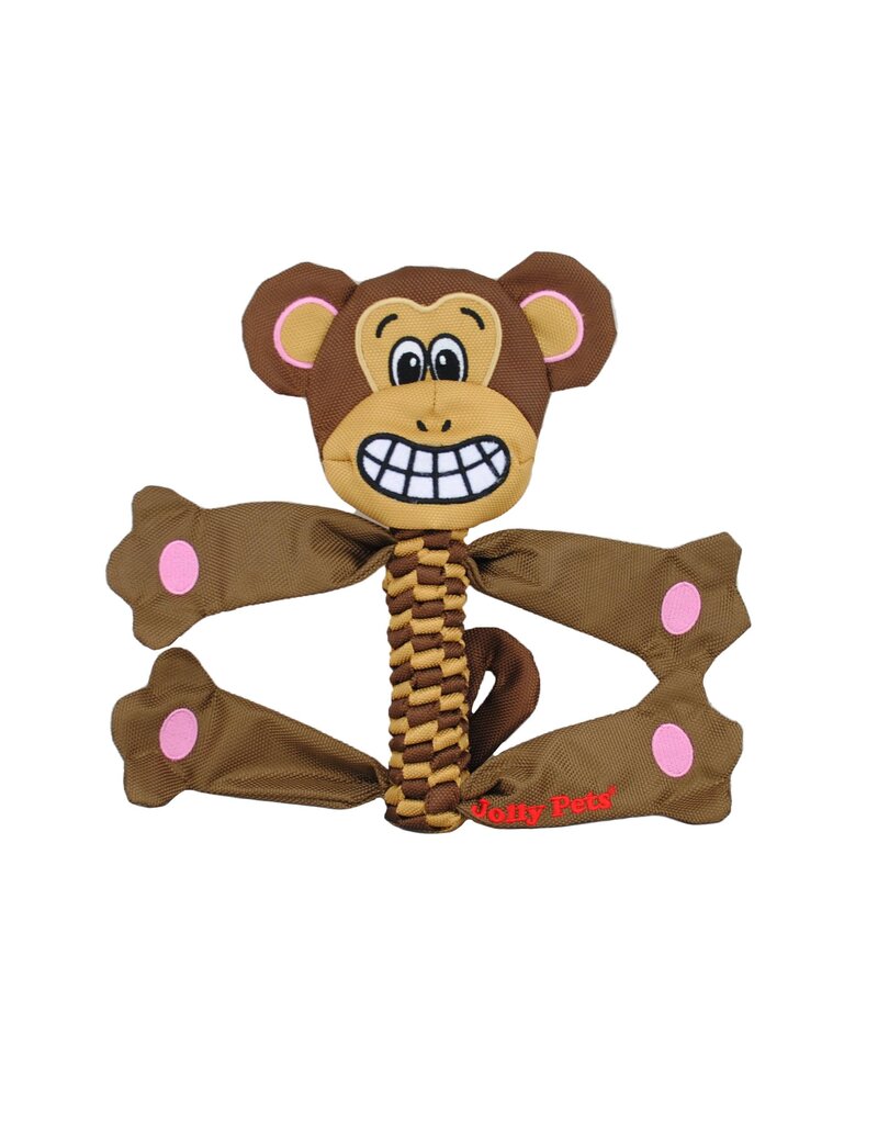 Jolly Jolly Pets Animal Flathead Monkey Dog Toy Large