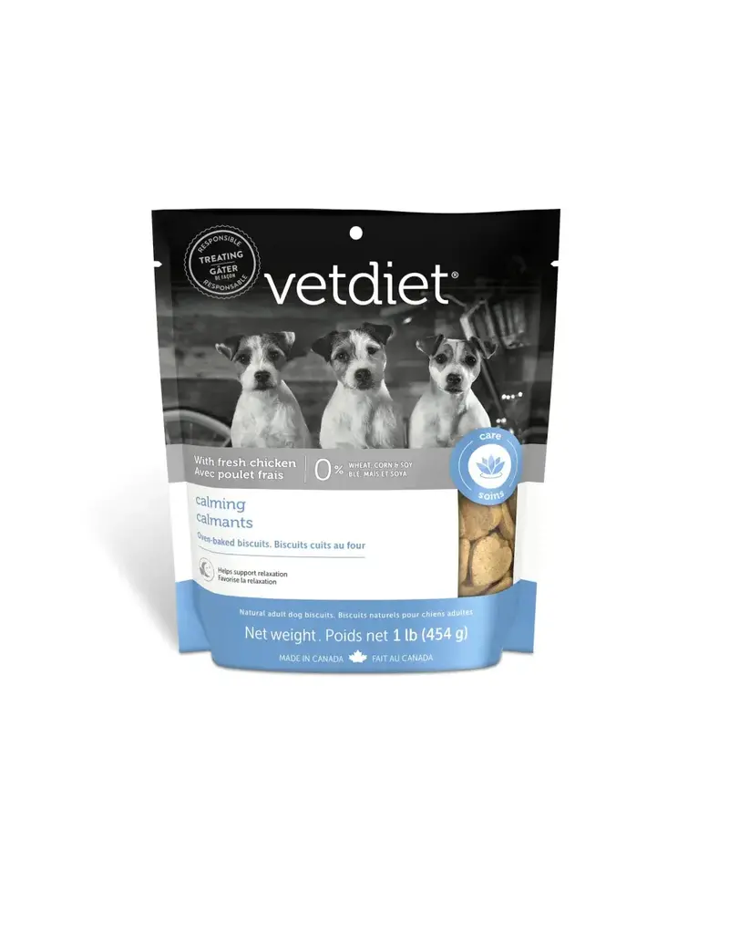 VetDiet Calming Biscuit Dog Treats 6 oz