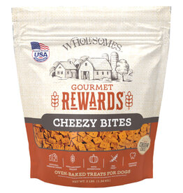 WHOLESOME DOG CHEEZY BITES 3LB