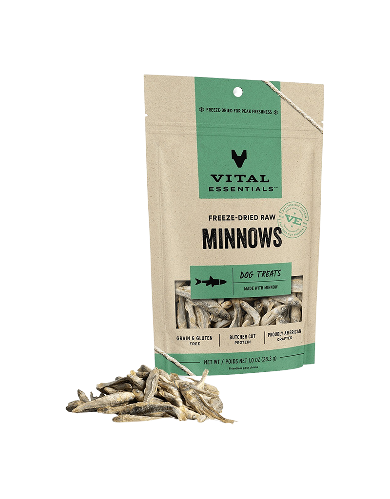 Vital Essentials Vital Essentials Minnows Freeze-Dried Raw Dog Treats 1oz