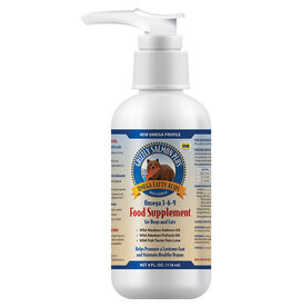 Grizzly Pet Products GRIZZLY DOG CAT SALMON OIL PLUS 4OZ