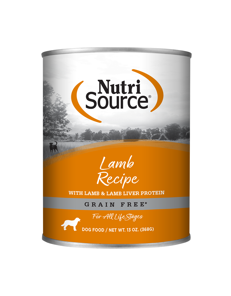 Nutrisource NutriSource Grain Free Lamb Recipe Canned Dog 13 oz