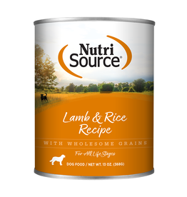 Nutrisource NutriSource Lamb & Rice Canned Dog Food 13oz