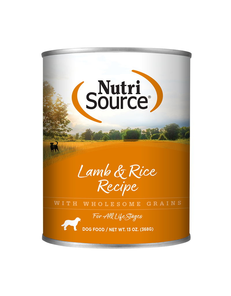 Nutrisource NutriSource Lamb & Rice Canned Dog Food 13oz