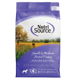 Nutrisource NutriSource Chicken & Rice Small/Medium Breed Dog Food 15LB