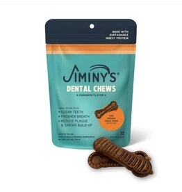 Jiminy's Dental Chew Dog Medium 12 ct 12 oz