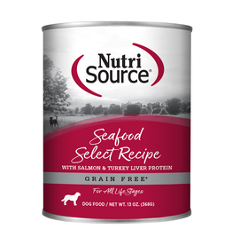 Nutrisource NutriSource Grain Free Seafood Select Can Dog Food 13 oz