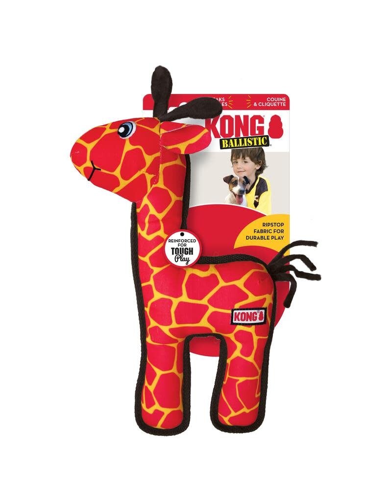 Kong Kong Ballistic Giraffe Dog Toy Medium / Large