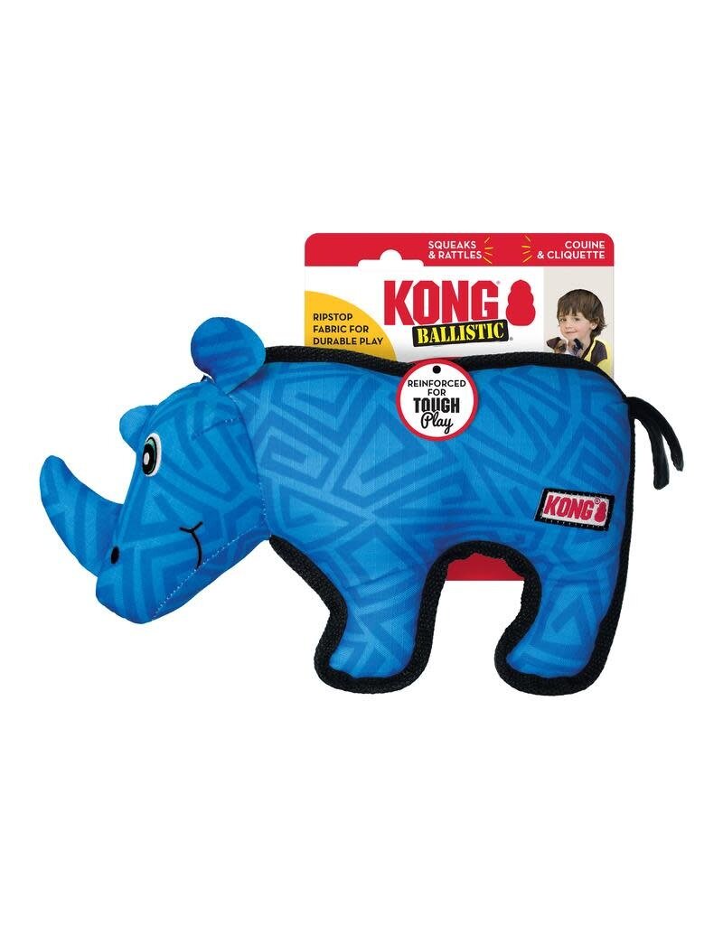 Kong Kong Ballistic Rhino Dog Toy Medium / Large