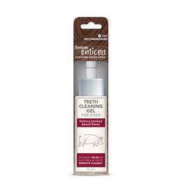 TropiClean TropiClean Enticers Dental Cleaning Gel Hickory Bacon Dog 2 oz