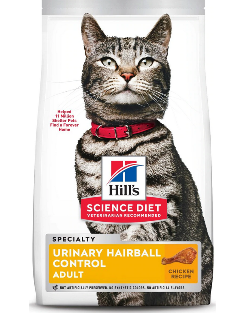 Hill's Science Hill's® Science Diet® Adult Urinary Hairball Control Cat Food 3.5 lb bag (10135)