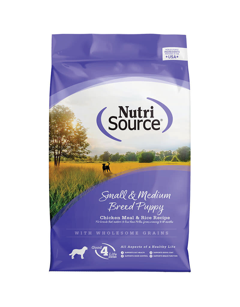 Nutrisource NutriSource Chicken & Rice Small/Medium Breed Puppy Food 5LB