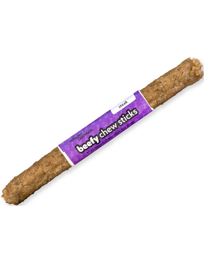 Frankly Frankly 7" Steak Flavored Collagen Chew Sticks For Dogs