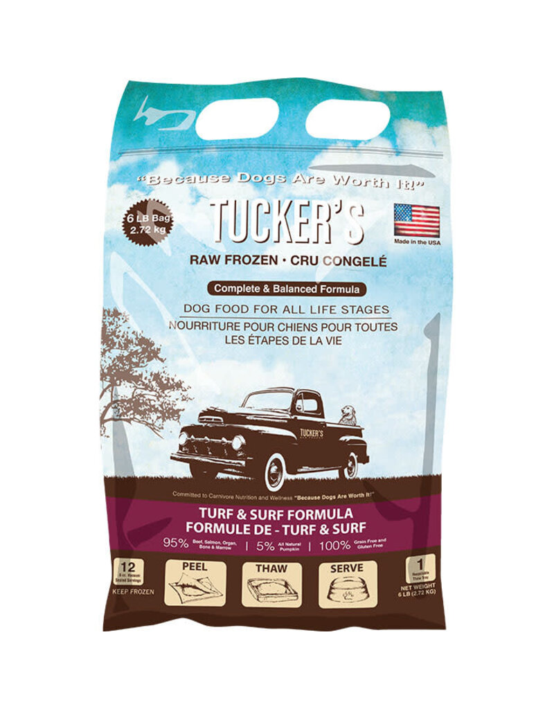 Tucker's Tucker's Turf & Surf Frozen Raw Dog Food 6LB
