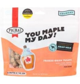 Primal Primal Dog Treats You Maple My Day Pork & Maple w/GoatMilk 2oz