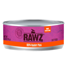 Rawz Rawz 96% Rabbit Pate Canned Cat Food 5.5oz