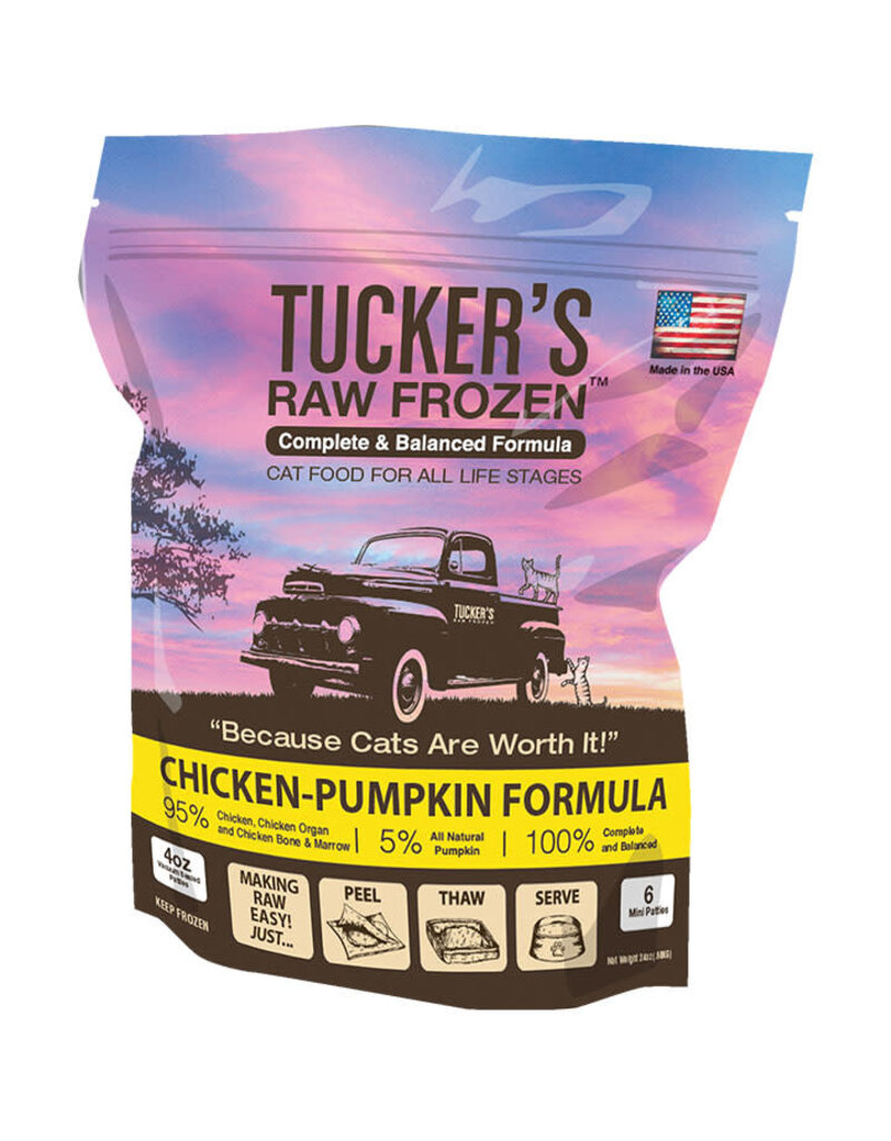 Tucker's Tucker's Chicken & Pumpkin Frozen Raw Cat Food 24oz