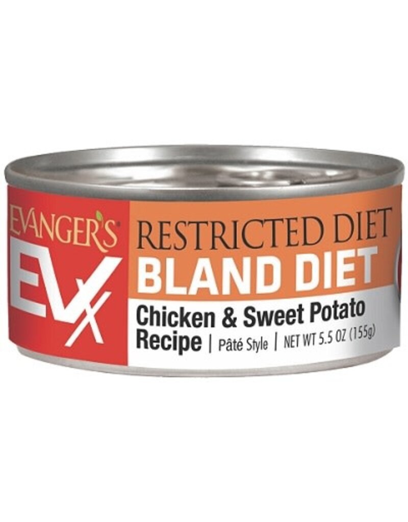 Evanger's Evanger's EVX Restricted Diet Bland Diet Chicken & Sweet Potato Canned Cat Food 5.5 oz