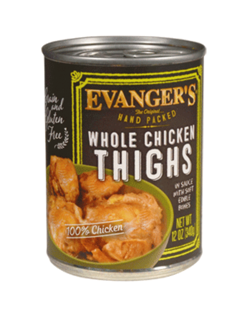 Evanger's Evanger's Hand-Packed Whole Chicken Thighs Canned Dog Food 11 oz