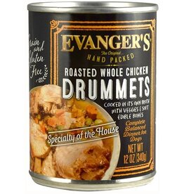 Evanger's Evanger's Grain Free Hand Packed Whole Chicken Drummets For Dogs 12.8oz