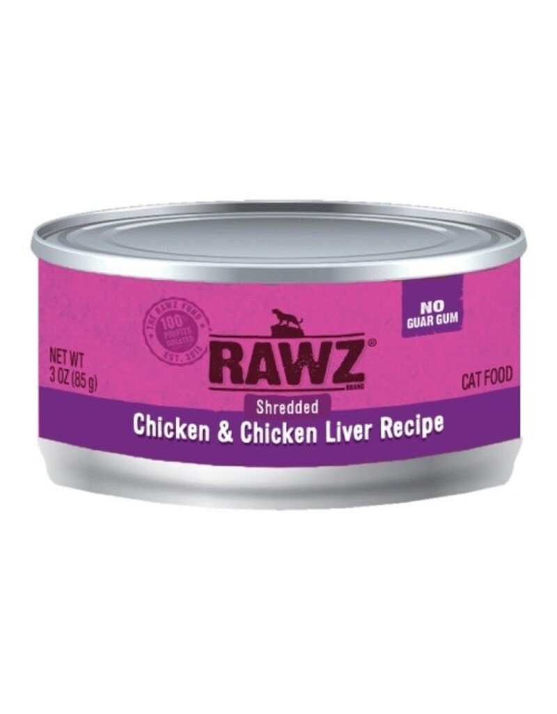 Rawz RAWZ Shredded Chicken & Chicken Liver Canned Cat Food 3oz