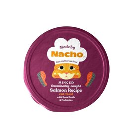 Made By Nacho Minced Salmon with Bone Broth & Prebiotics Cup Cat 10 / 2.5 oz