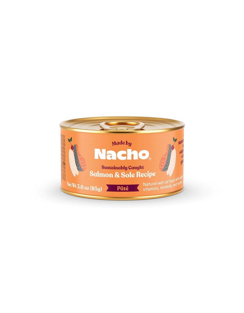 Nacho Made By Nacho Sustainably Caught Salmon & Sole Pate Cat 24 / 3 oz