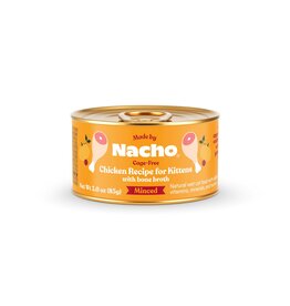 Nacho Made By Nacho Cage Free Chicken Minced with Bone Broth Kitten 24 / 3 oz