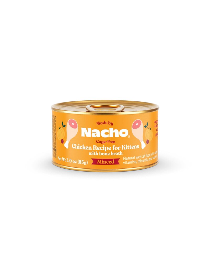 Nacho Made By Nacho Cage Free Chicken Minced with Bone Broth Kitten 24 / 3 oz