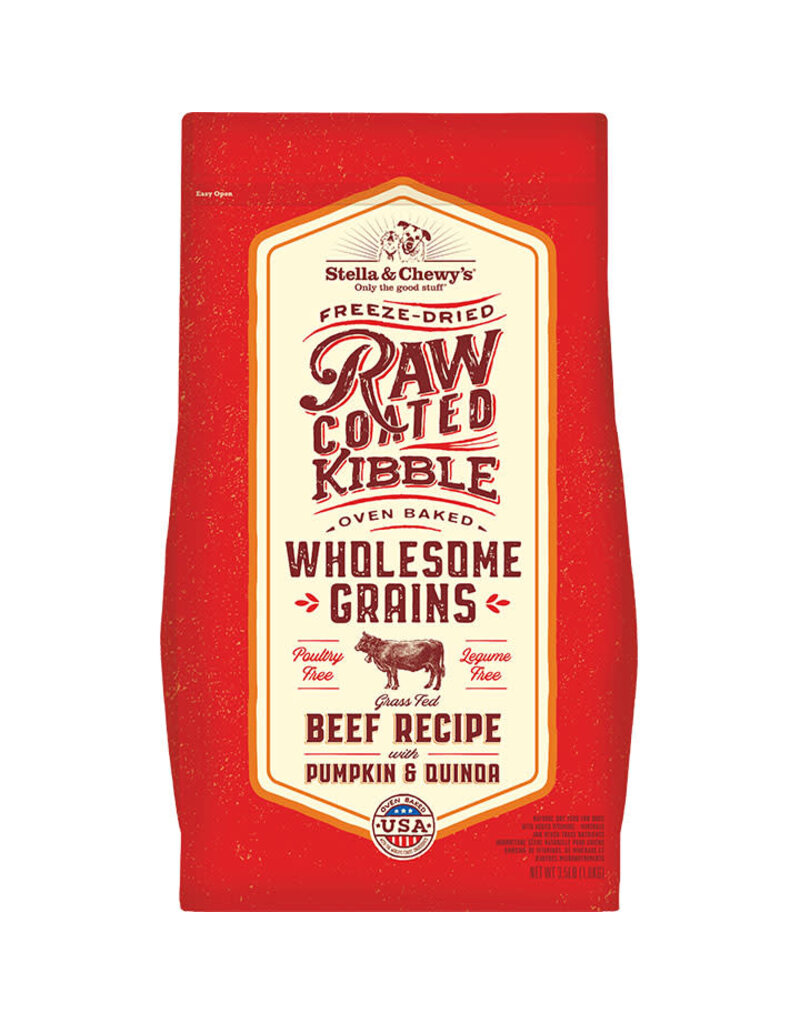 Stella & Chewy's STELLA & CHEWY'S DOG WHOLESOME GRAIN RAW COATED BEEF 22LB