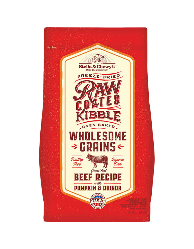 Stella & Chewy's Stella & Chewy's Raw Coated Beef & Wholesome Grains Dog Food 22LB