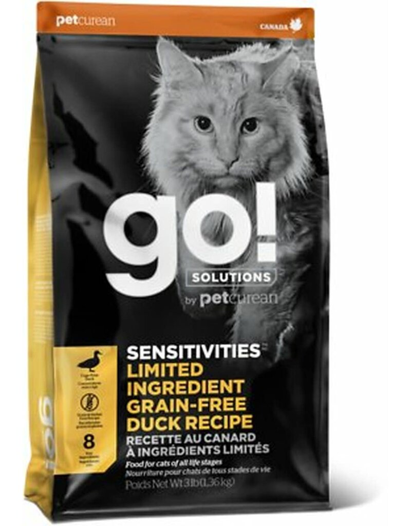 Petcurean Petcurean GO! Limited Ingredient Grain Free Duck Recipe Cat Food 3LB