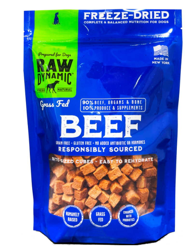 Raw Dynamic Raw Dynamic Freeze Dried Raw Beef Recipe Dog Food 14oz