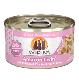 Weruva Weruva Grain Free Amazon Livin' (Chicken & Chicken Liver) Canned Cat Food 3oz