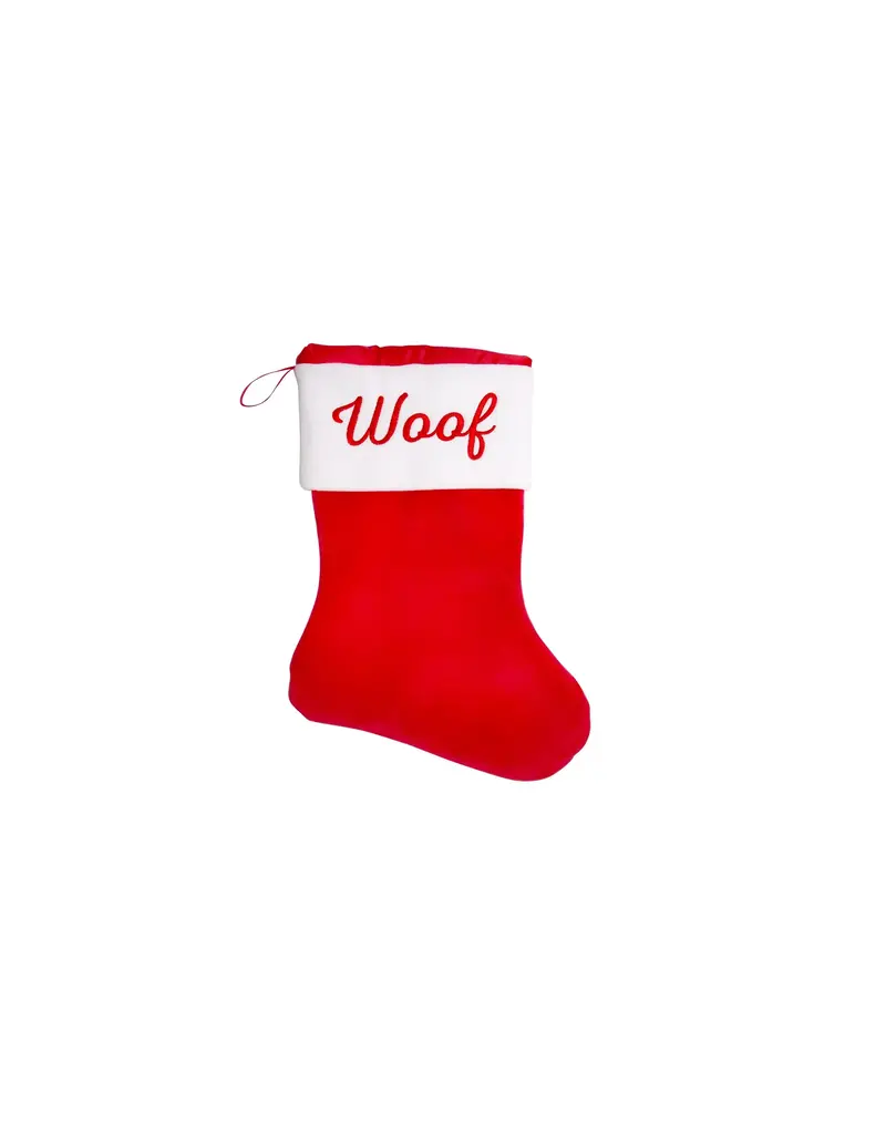 PearHead "Woof" Dog Christmas Stocking