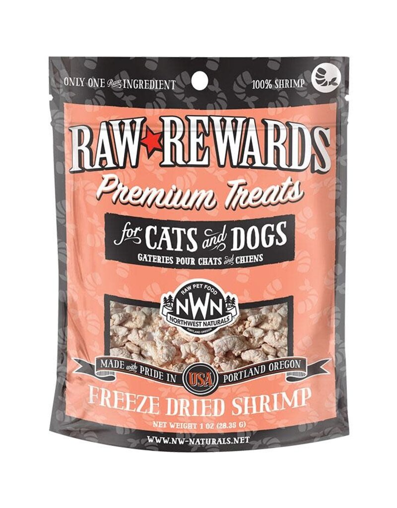 Northwest Naturals Northwest Naturals Raw Rewards Freeze Dried Shrimp Cat & Dog Treats 1 oz