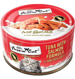 Fussie Cat Fussie Cat Tuna & Salmon In Goat Milk Gravy Canned Cat Food 2.47oz