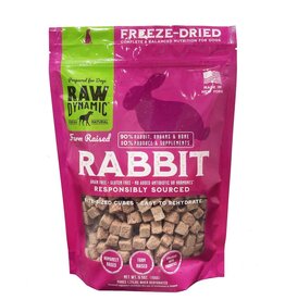 Raw Dynamic Raw Dynamic Freeze Dried Raw Rabbit Recipe Dog Food 14oz