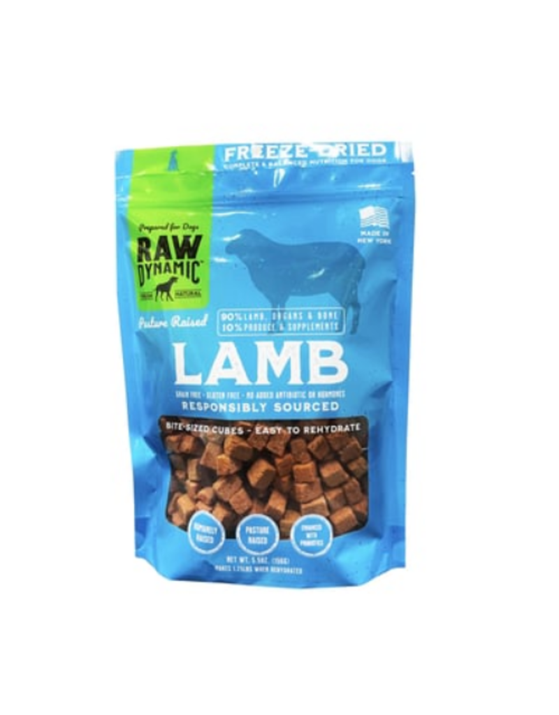 Raw Dynamic Raw Dynamic Freeze Dried Raw Lamb Recipe Dog Food 5.5oz